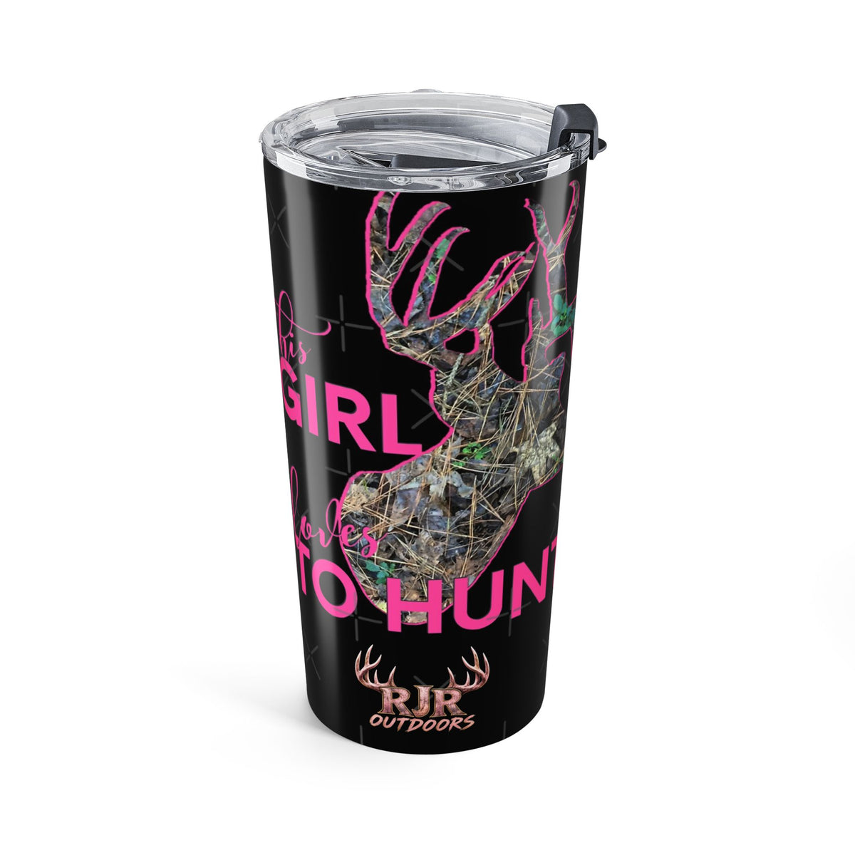 This Girl Loves To Hunt Tumbler 20oz