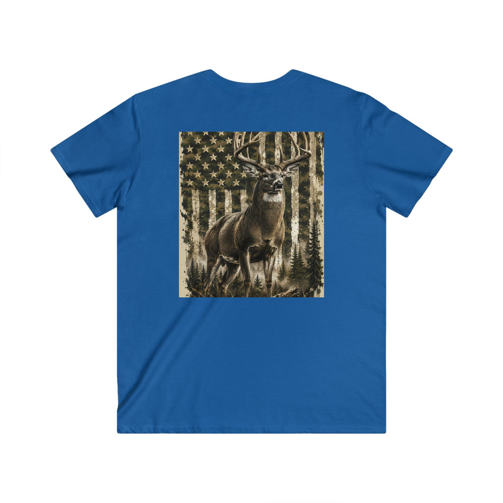 Men's Fitted V-Neck Short Sleeve Tee