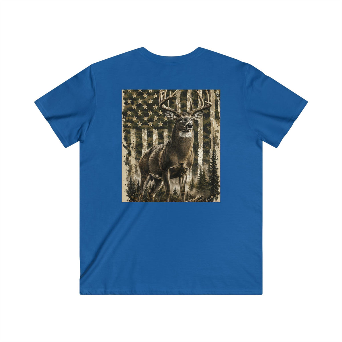 Men's Fitted V-Neck Short Sleeve Tee