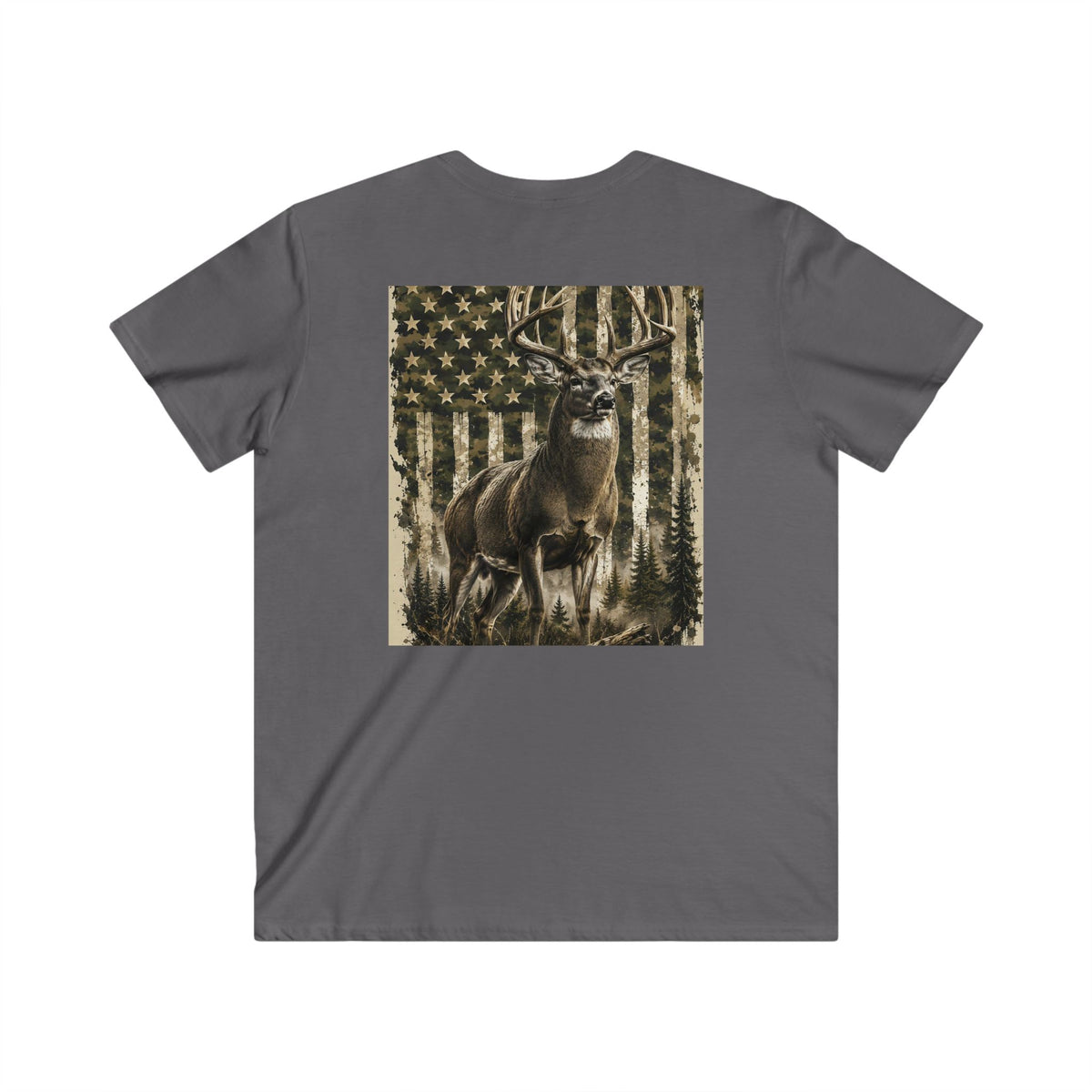 Men's Fitted V-Neck Short Sleeve Tee
