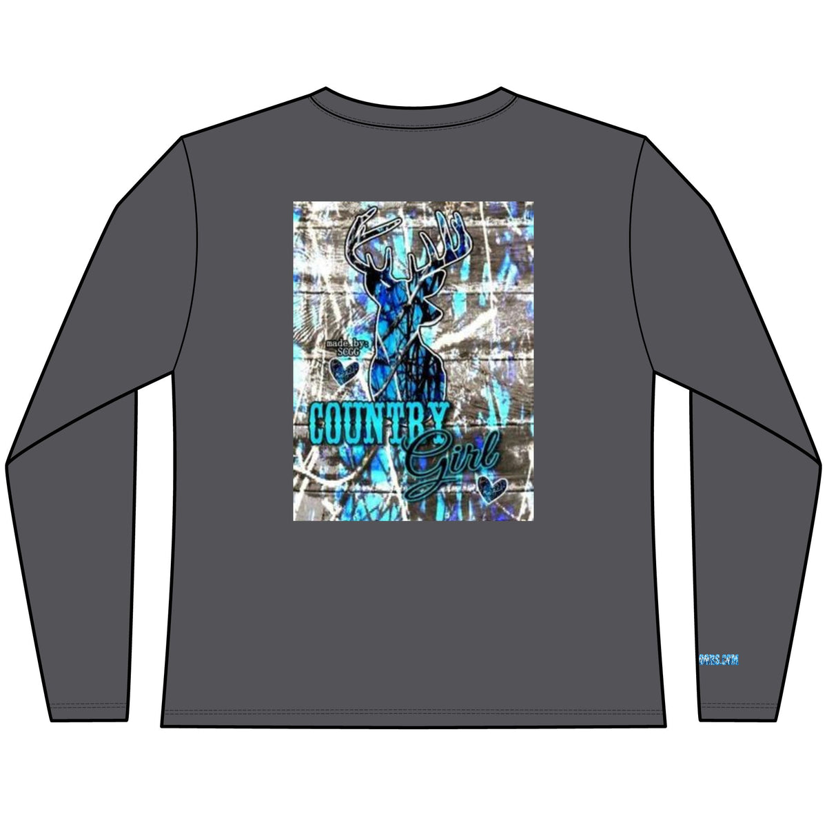 Country Girl Women’s Perfect Blend® CVC Long Sleeve Tee