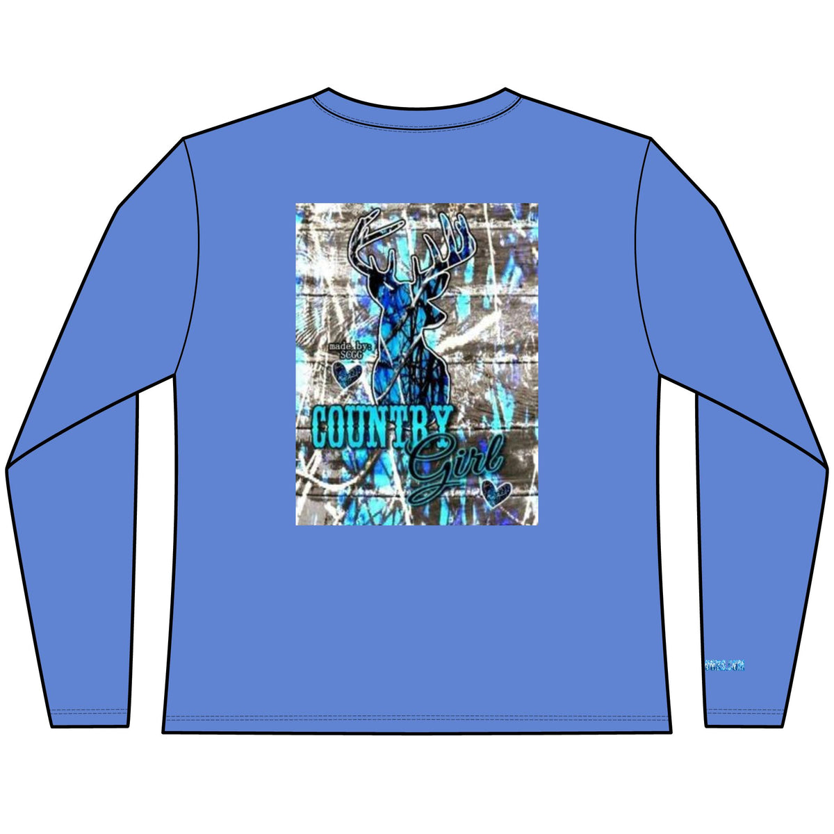 Country Girl Women’s Perfect Blend® CVC Long Sleeve Tee