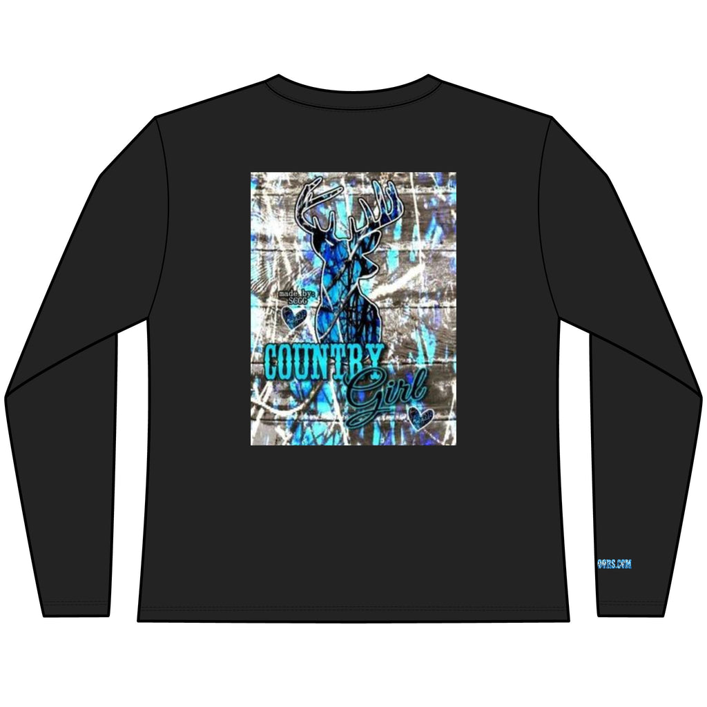 Country Girl Women’s Perfect Blend® CVC Long Sleeve Tee