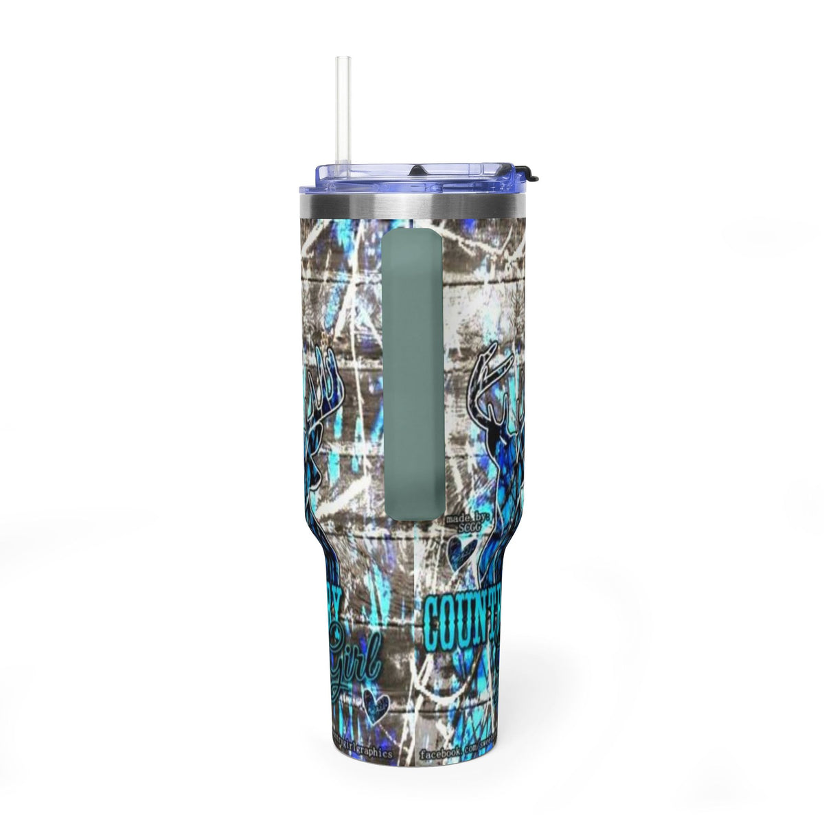 country girl Vacuum Thermal Tumbler, 40oz
