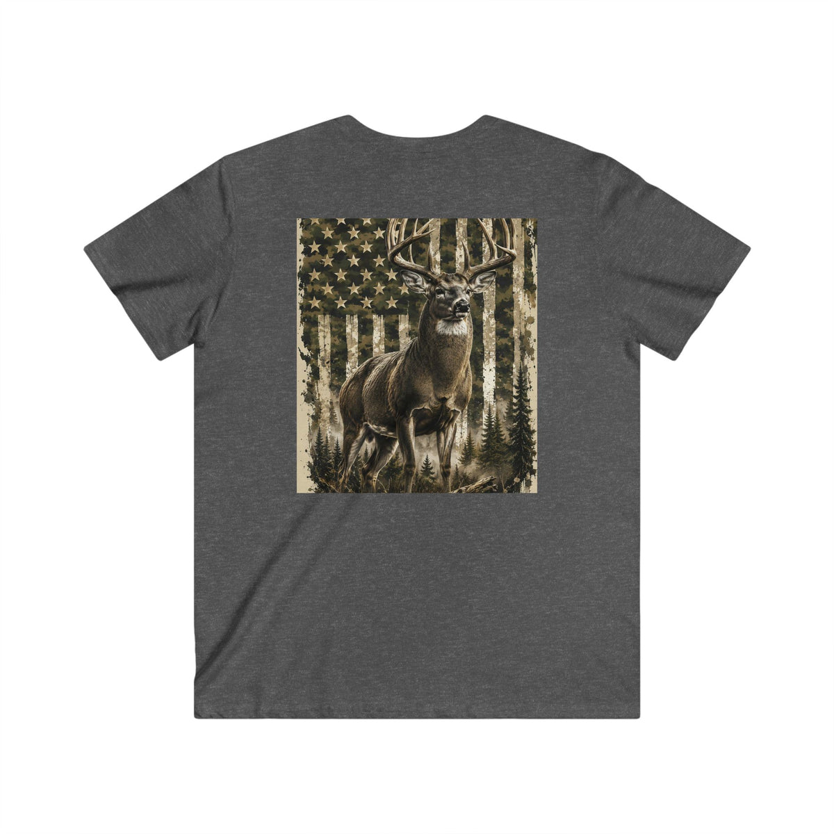 Men's Fitted V-Neck Short Sleeve Tee