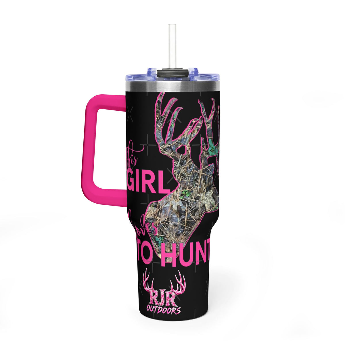 This Girl Loves To Hunt Vacuum Thermal Tumbler, 40oz