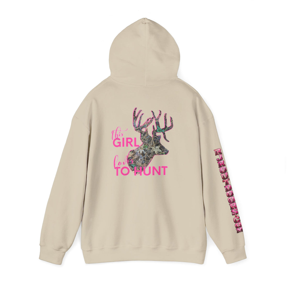 This Girl Loves To Hunt Heavy Blend™ Hooded Sweatshirt
