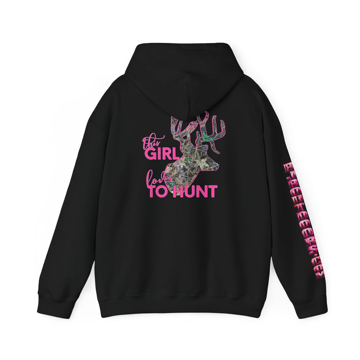 This Girl Loves To Hunt Heavy Blend™ Hooded Sweatshirt