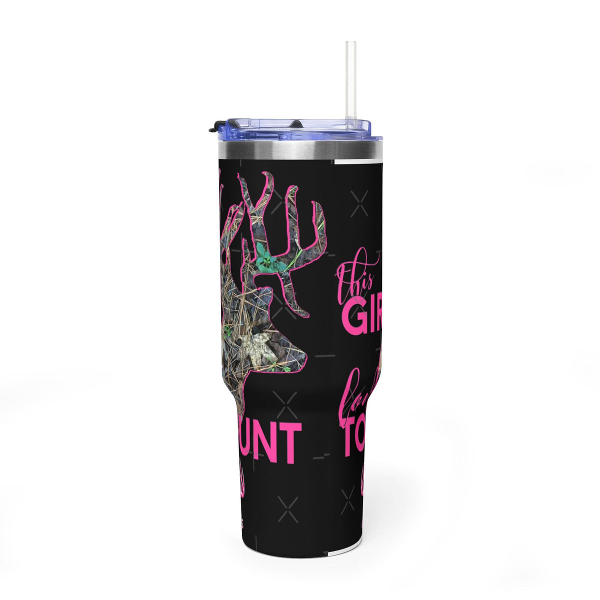 This Girl Loves To Hunt Vacuum Thermal Tumbler, 40oz