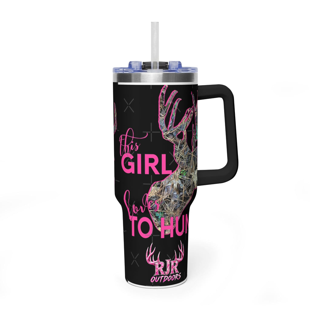 This Girl Loves To Hunt Vacuum Thermal Tumbler, 40oz