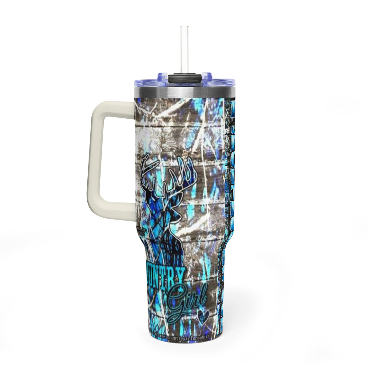 country girl Vacuum Thermal Tumbler, 40oz