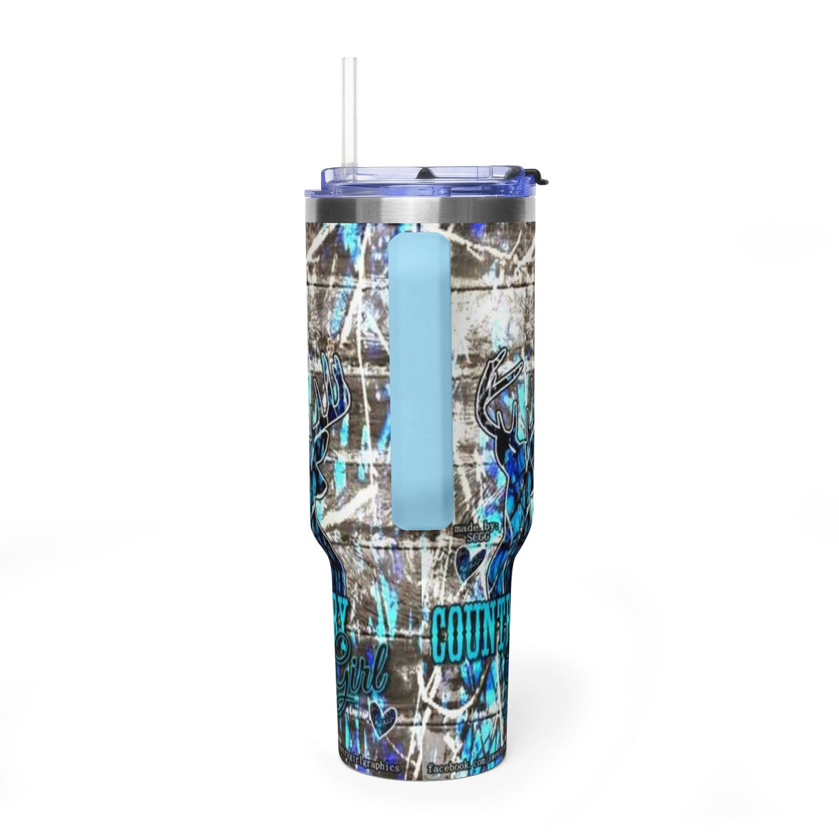 country girl Vacuum Thermal Tumbler, 40oz