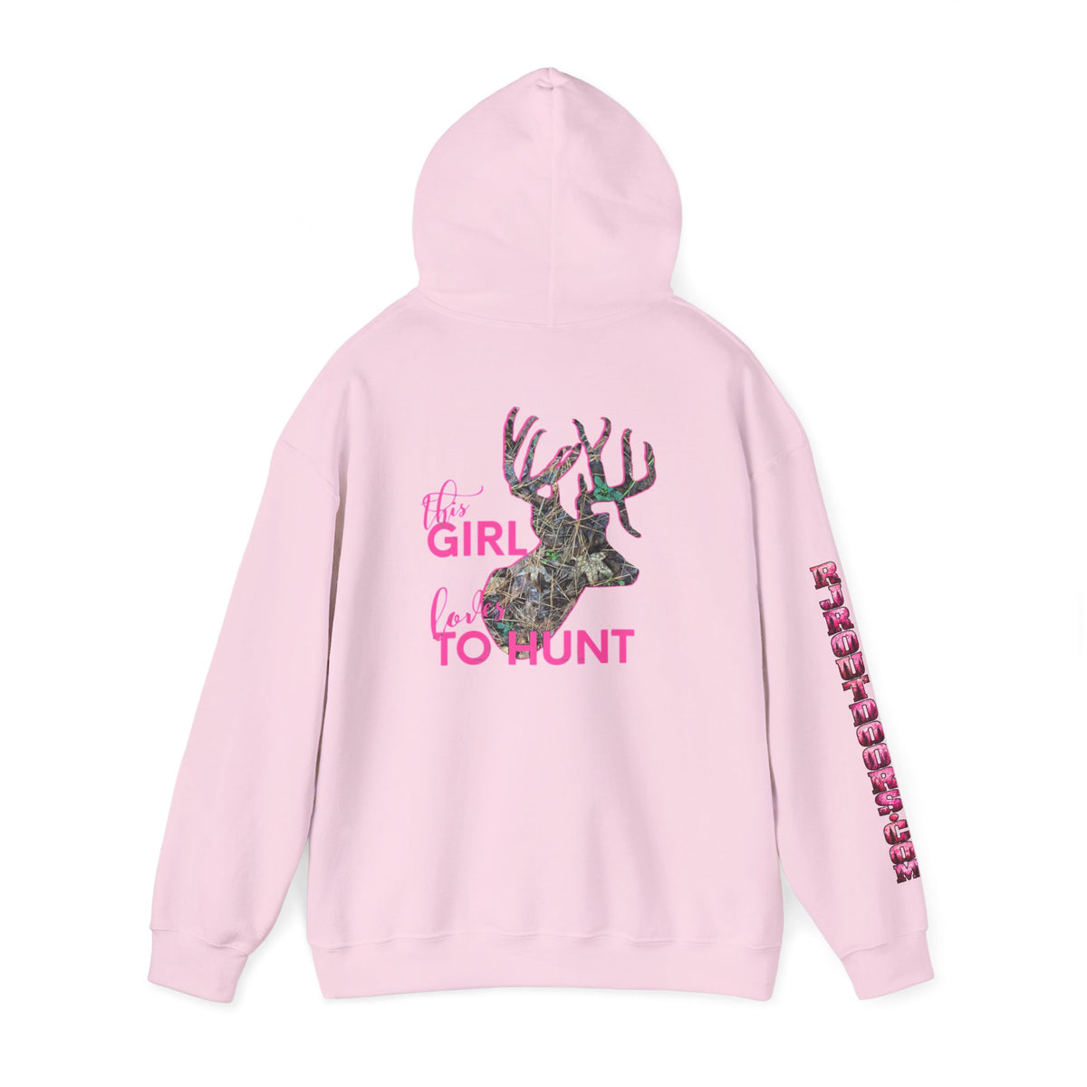 This Girl Loves To Hunt Heavy Blend™ Hooded Sweatshirt