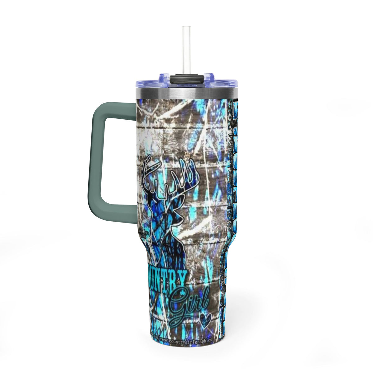 country girl Vacuum Thermal Tumbler, 40oz