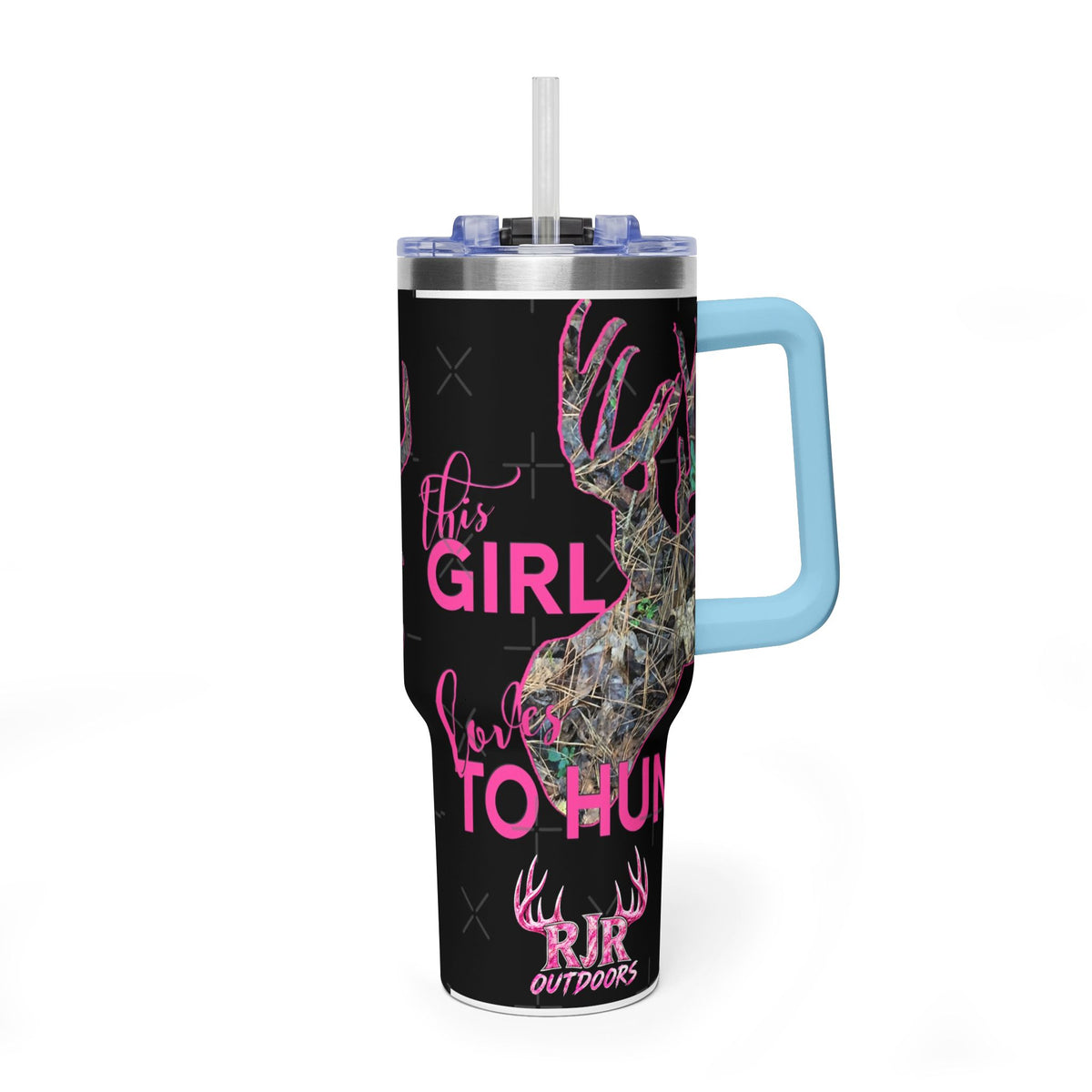This Girl Loves To Hunt Vacuum Thermal Tumbler, 40oz
