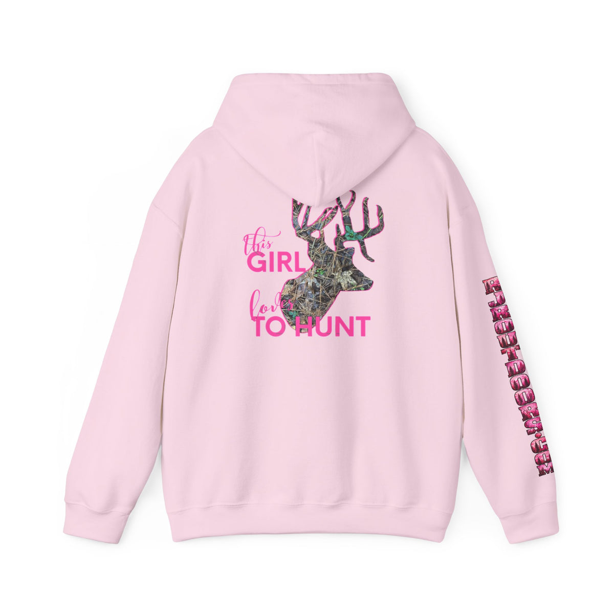 This Girl Loves To Hunt Heavy Blend™ Hooded Sweatshirt