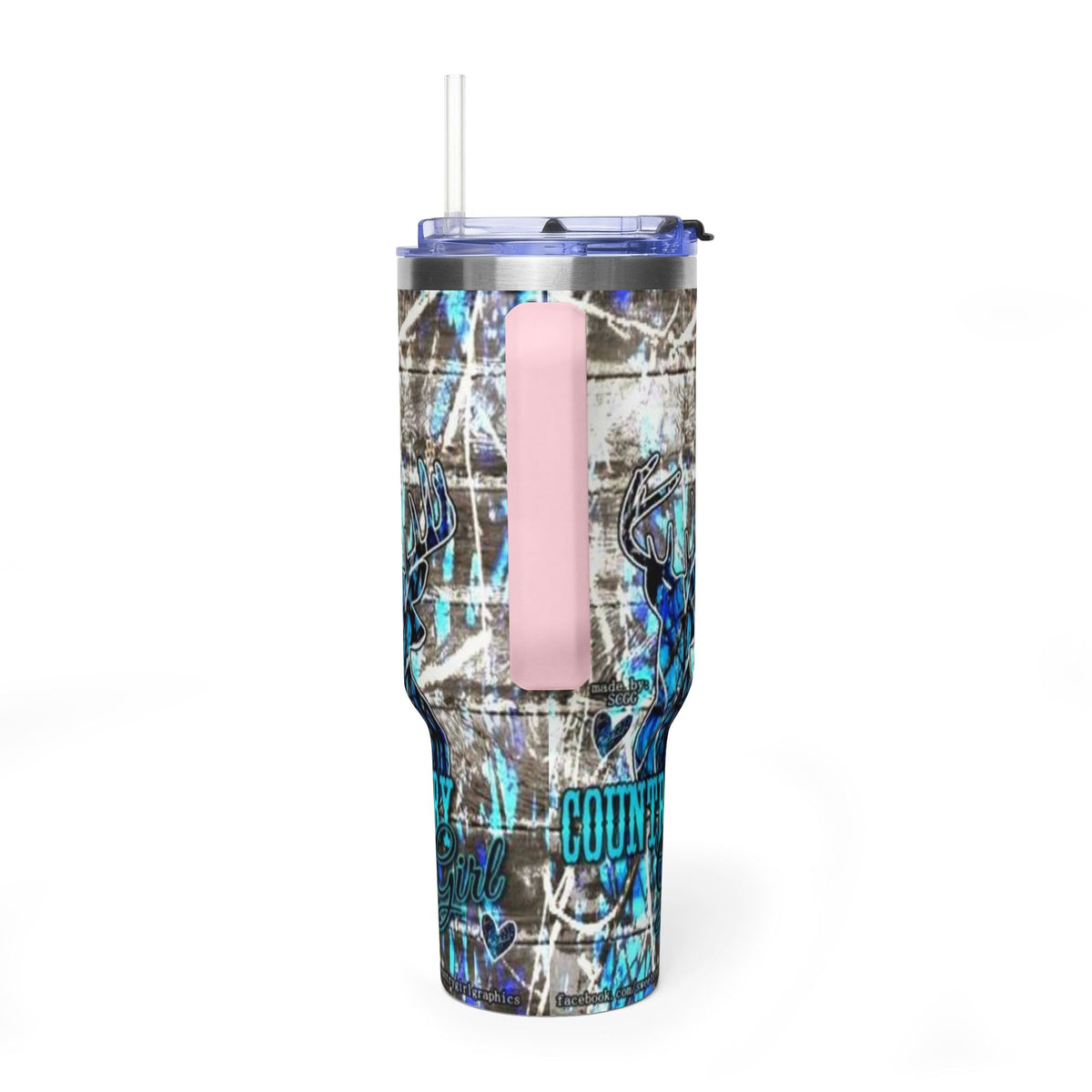 country girl Vacuum Thermal Tumbler, 40oz