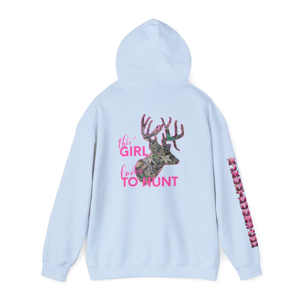 This Girl Loves To Hunt Heavy Blend™ Hooded Sweatshirt
