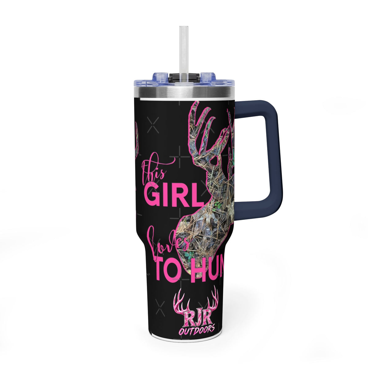This Girl Loves To Hunt Vacuum Thermal Tumbler, 40oz
