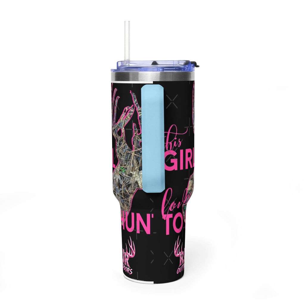 This Girl Loves To Hunt Vacuum Thermal Tumbler, 40oz