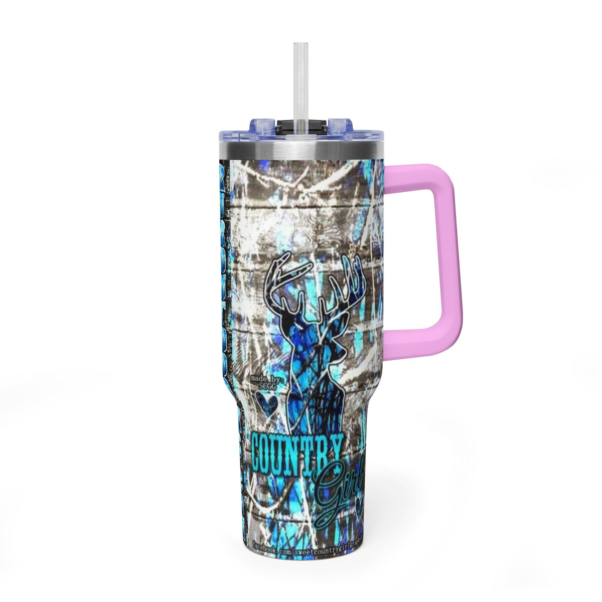 country girl Vacuum Thermal Tumbler, 40oz
