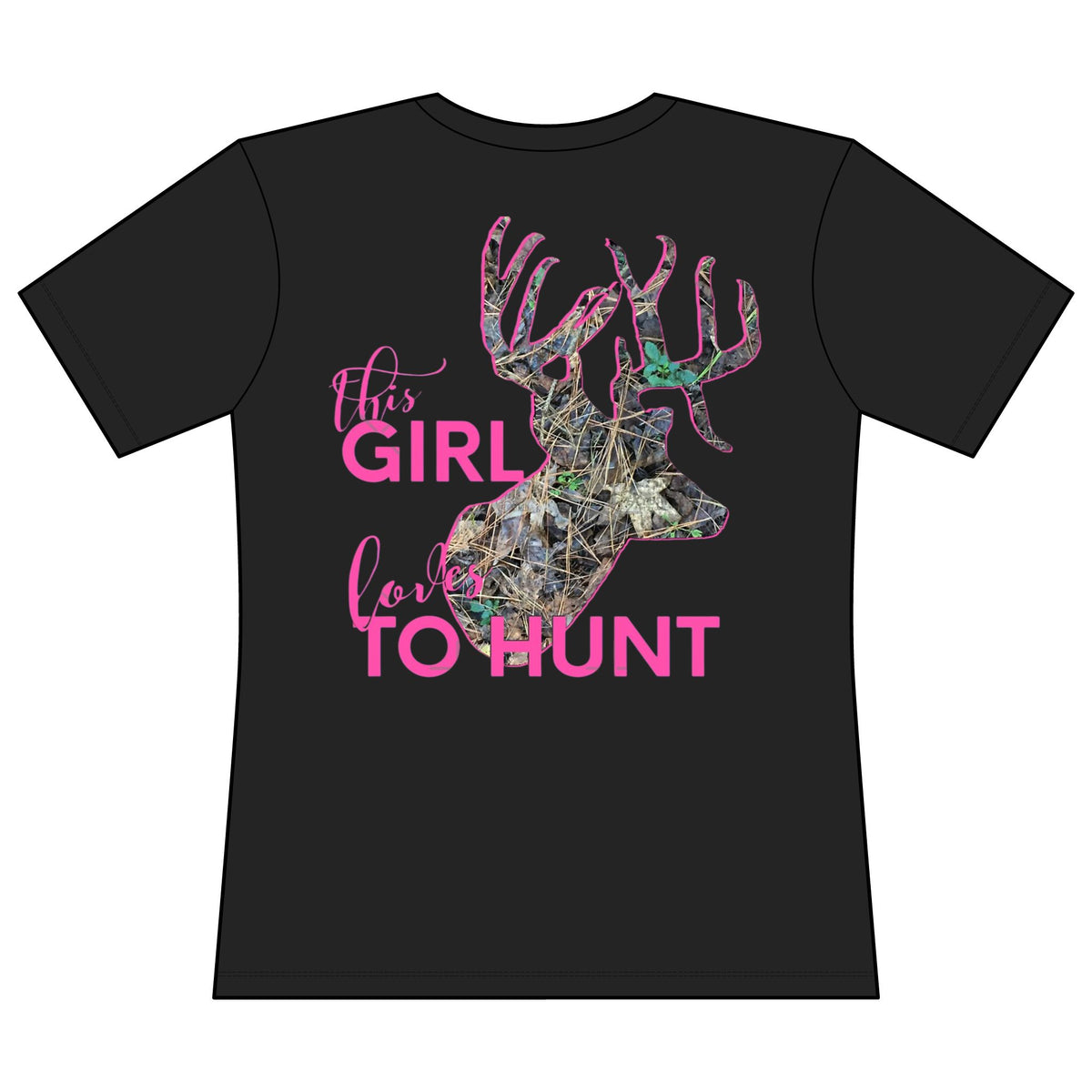 This Girl Loves To Hunt Women's Fitted Very Important Tee