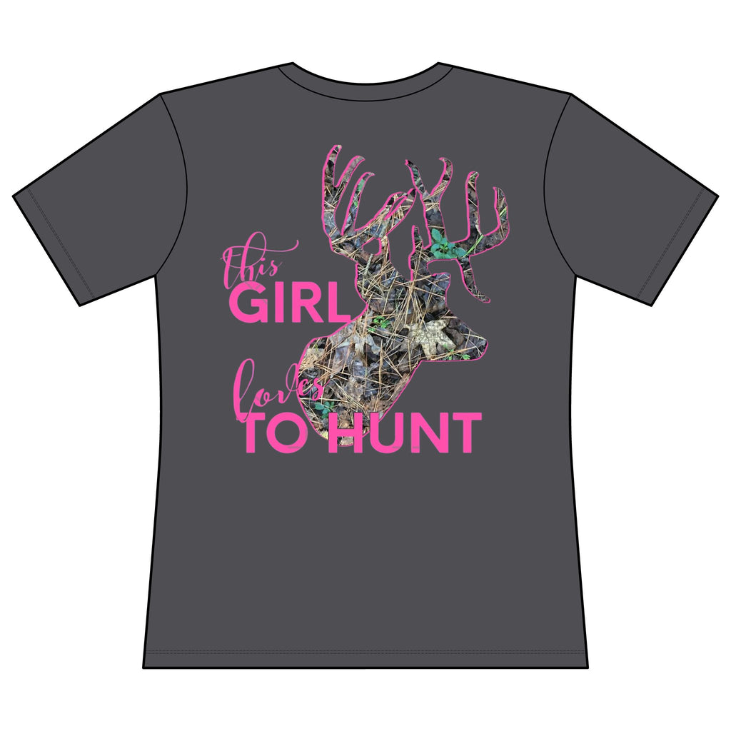 This Girl Loves To Hunt Women's Fitted Very Important Tee