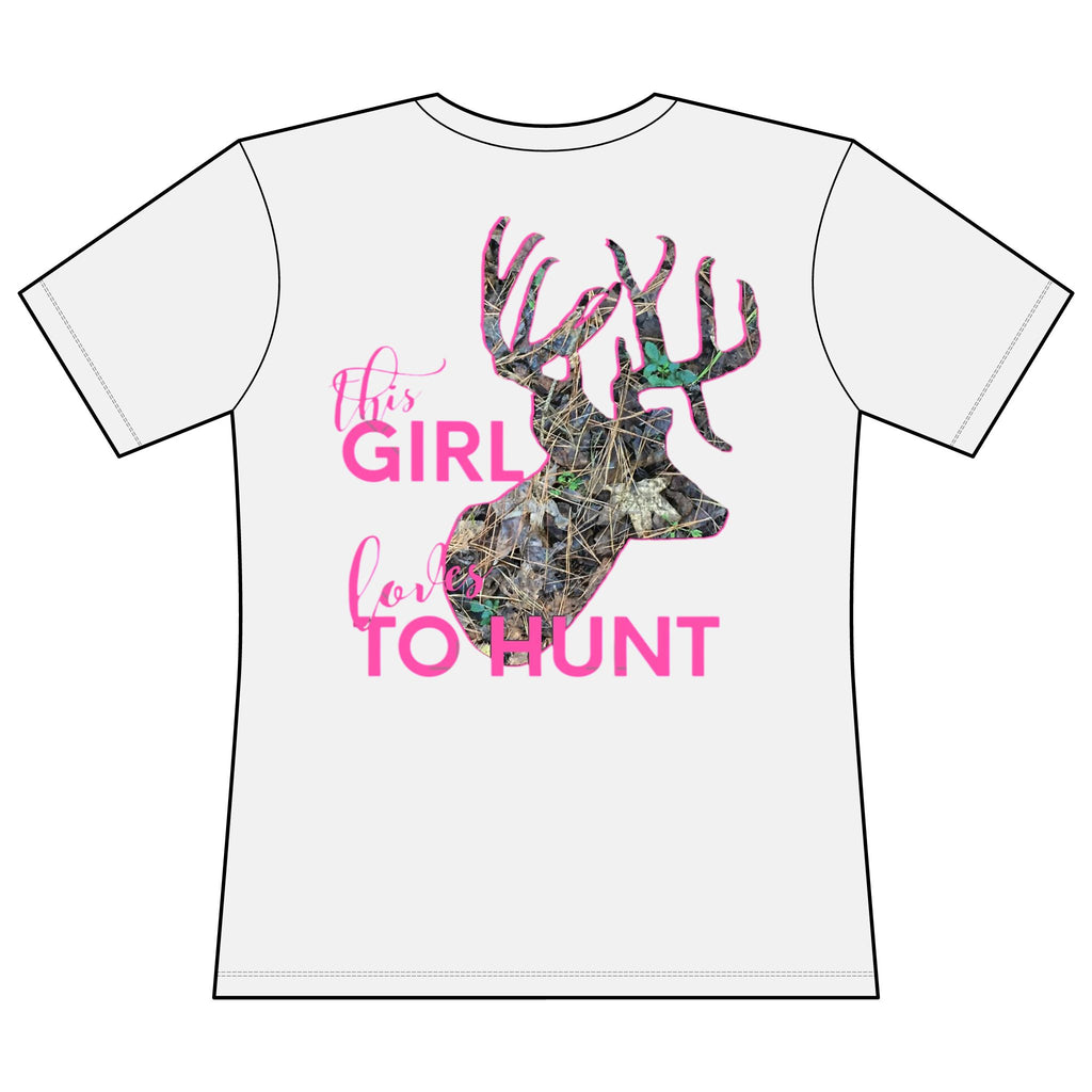 This Girl Loves To Hunt Women's Fitted Very Important Tee
