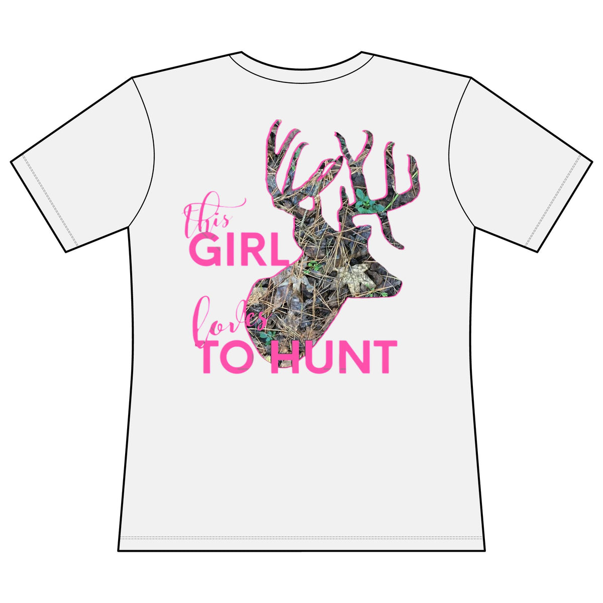 This Girl Loves To Hunt Women's Fitted Very Important Tee