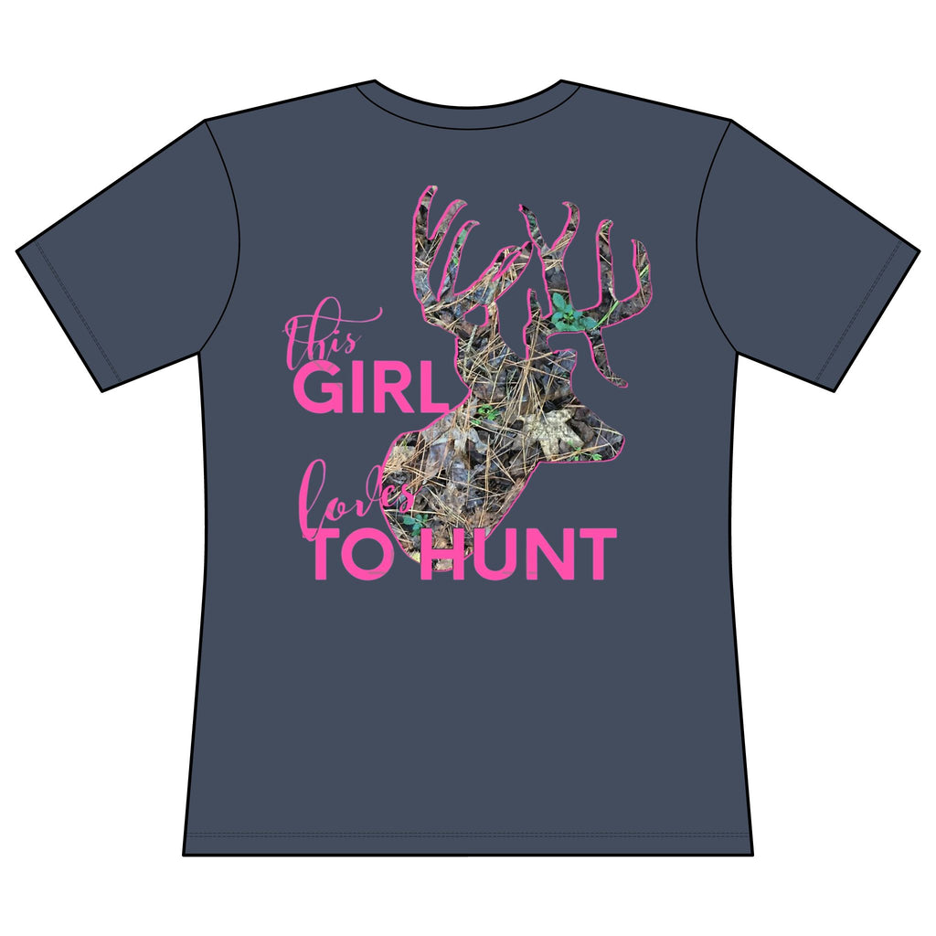 This Girl Loves To Hunt Women's Fitted Very Important Tee
