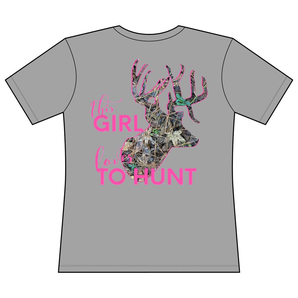 This Girl Loves To Hunt Women's Fitted Very Important Tee