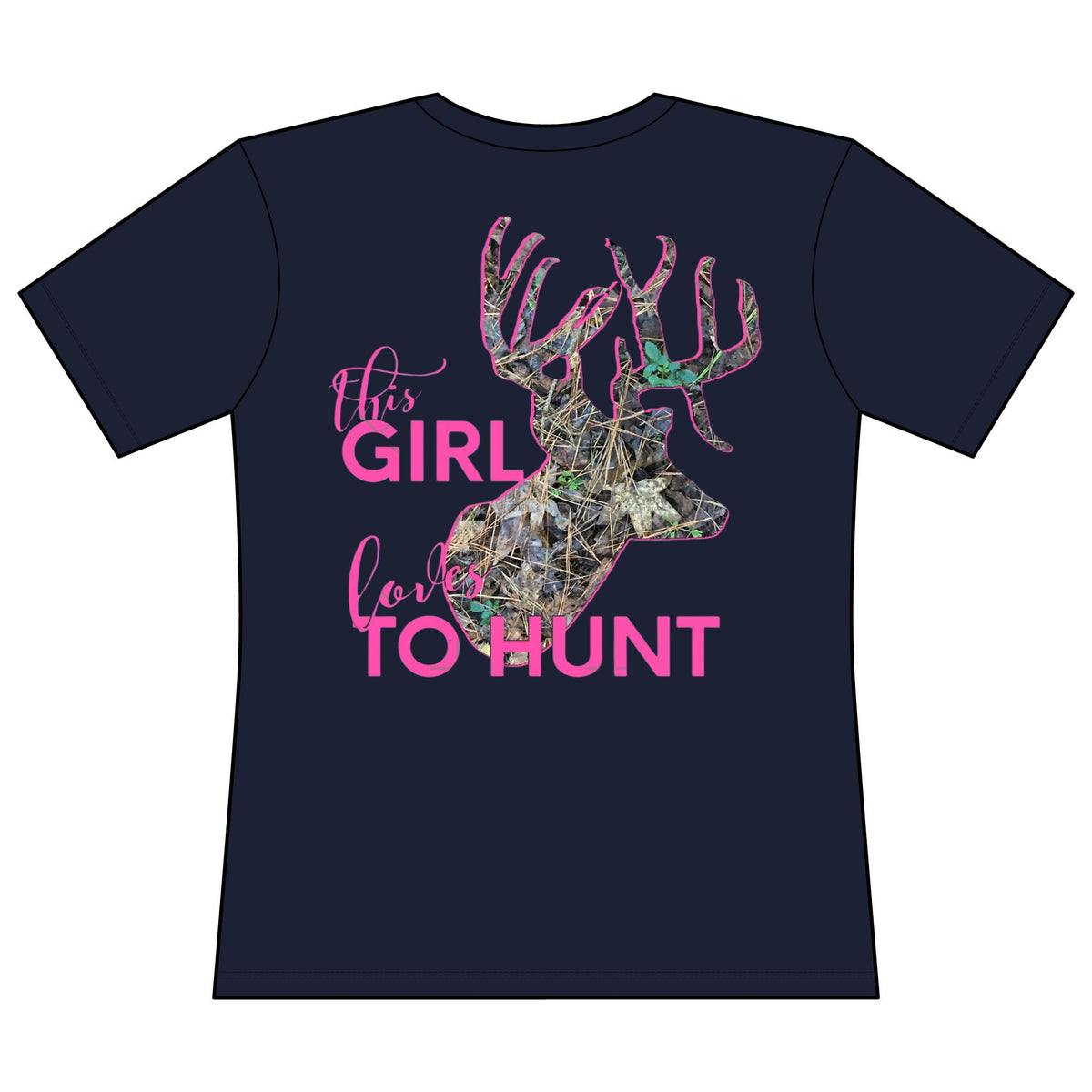 This Girl Loves To Hunt Women's Fitted Very Important Tee