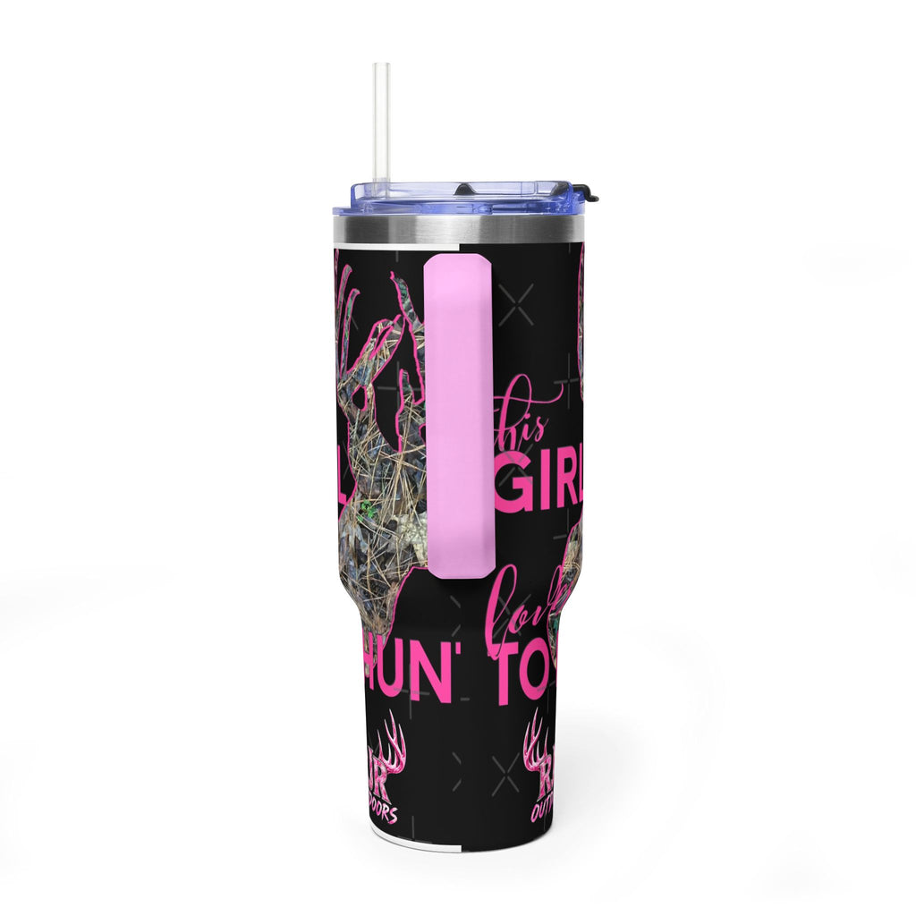 This Girl Loves To Hunt Vacuum Thermal Tumbler, 40oz