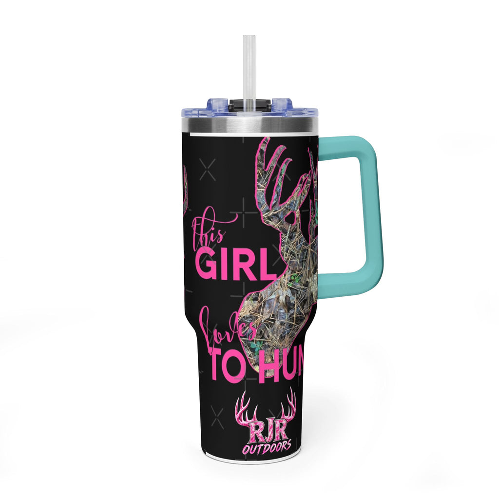 This Girl Loves To Hunt Vacuum Thermal Tumbler, 40oz