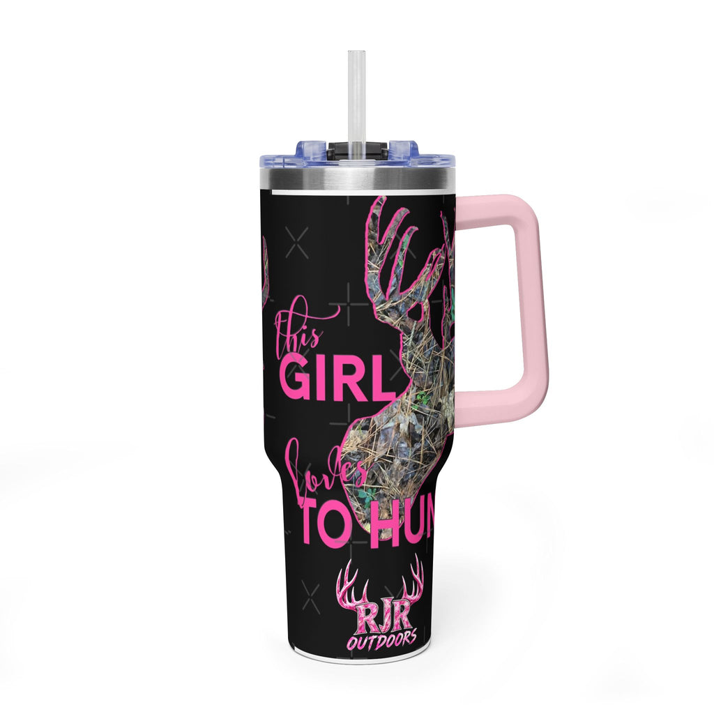 This Girl Loves To Hunt Vacuum Thermal Tumbler, 40oz