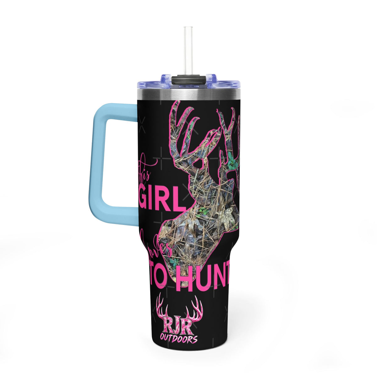 This Girl Loves To Hunt Vacuum Thermal Tumbler, 40oz