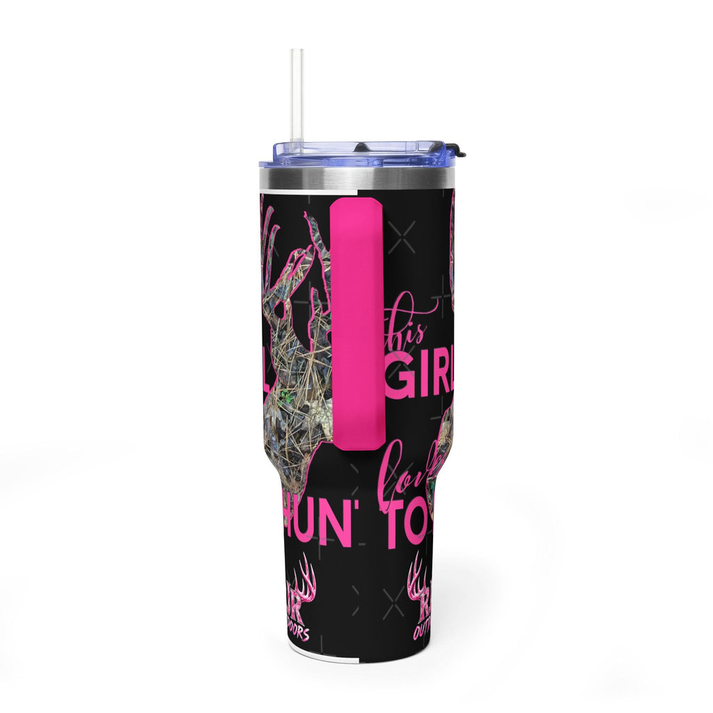 This Girl Loves To Hunt Vacuum Thermal Tumbler, 40oz
